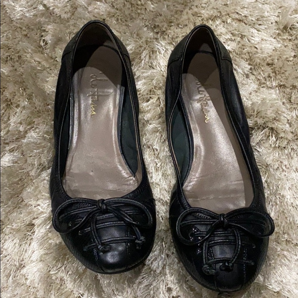 Cole Haan black flats